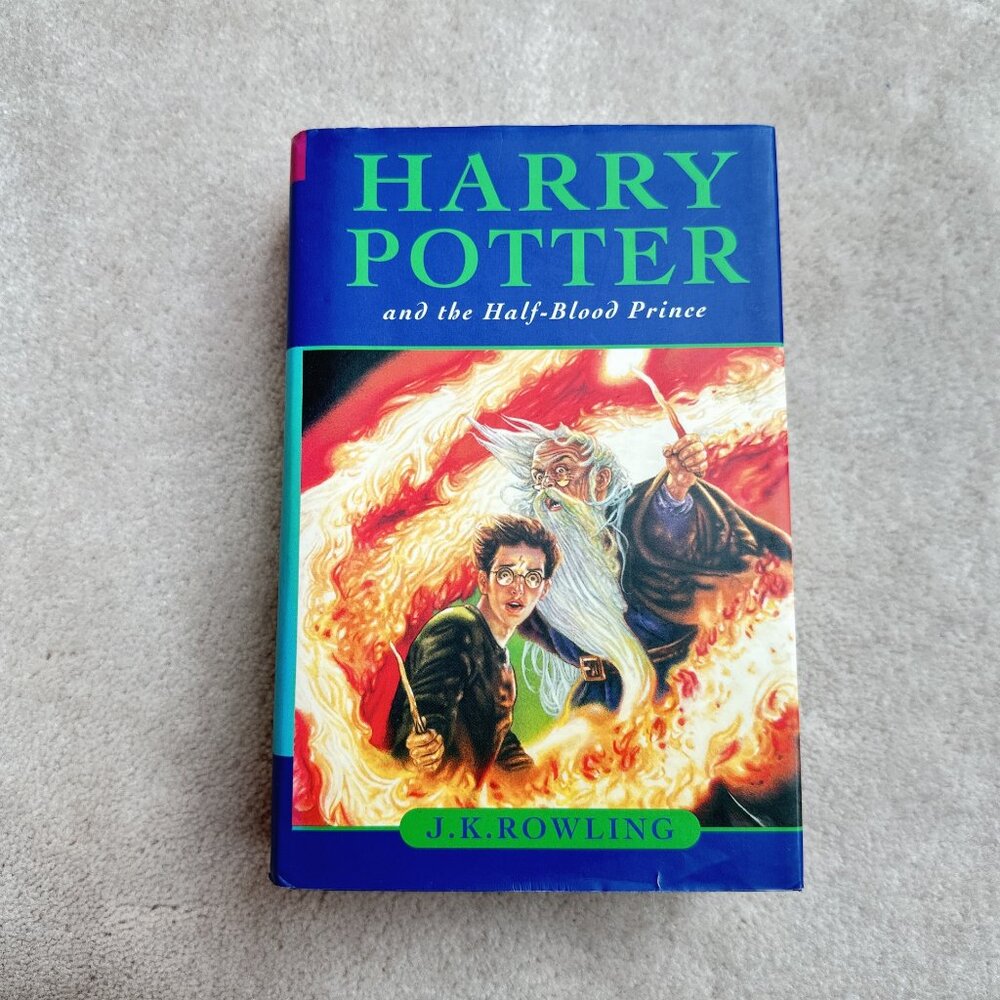 Harry Potter and the Half-Blood Prince by J.K. Rowling Hardcover Book